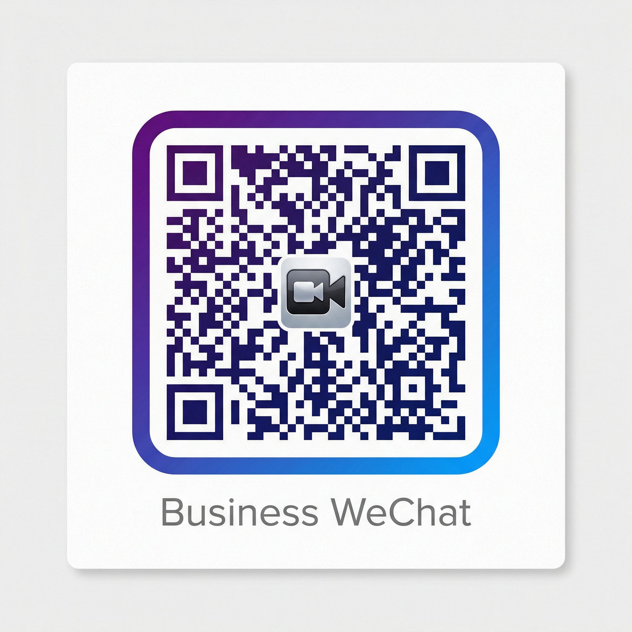 蘑菇视频商务二维码